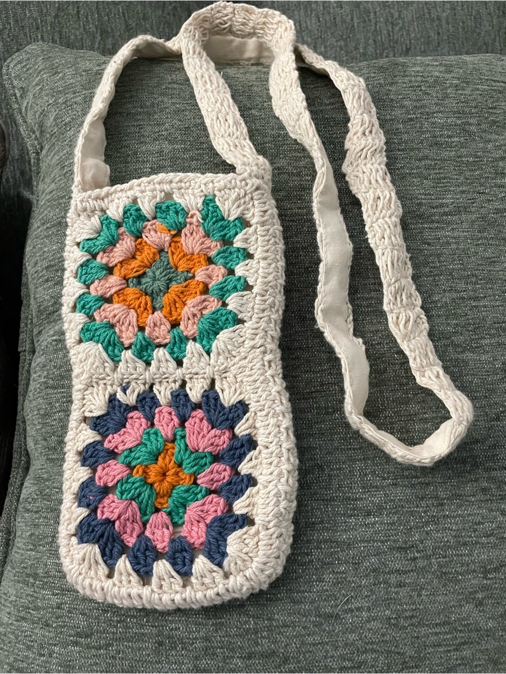 FATFACE Crochet Crossbody Bag